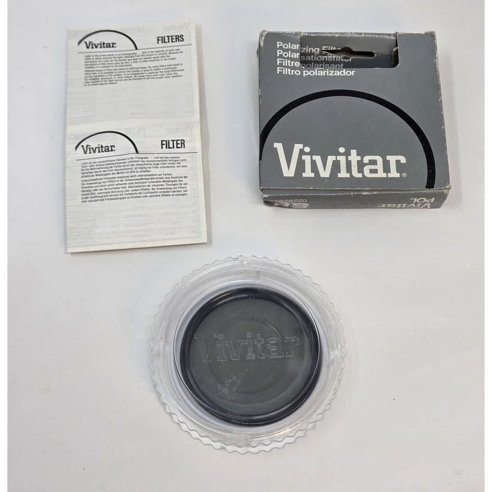 Vivitar Polarizer 55mm Lens Filter Linear Polar PL